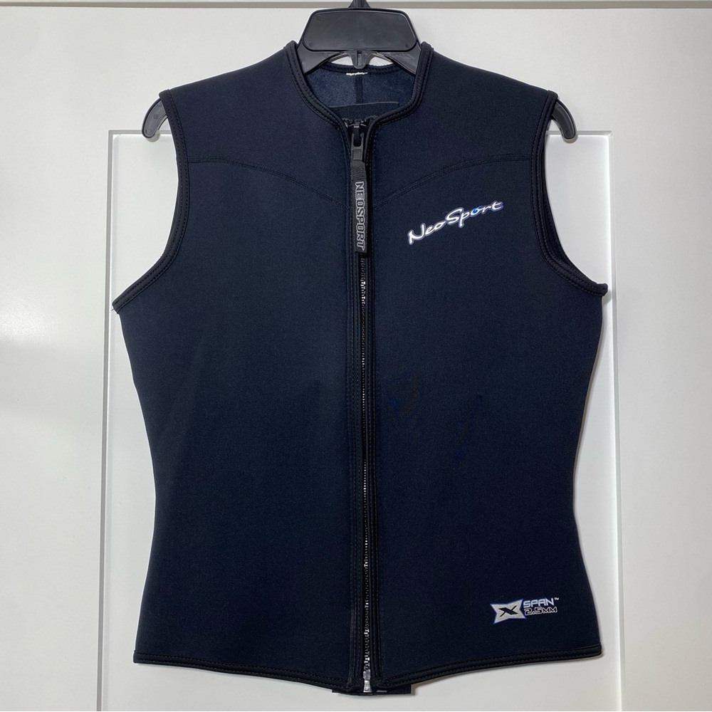 Women's Black Neoprene Water Sport Vest Size XL